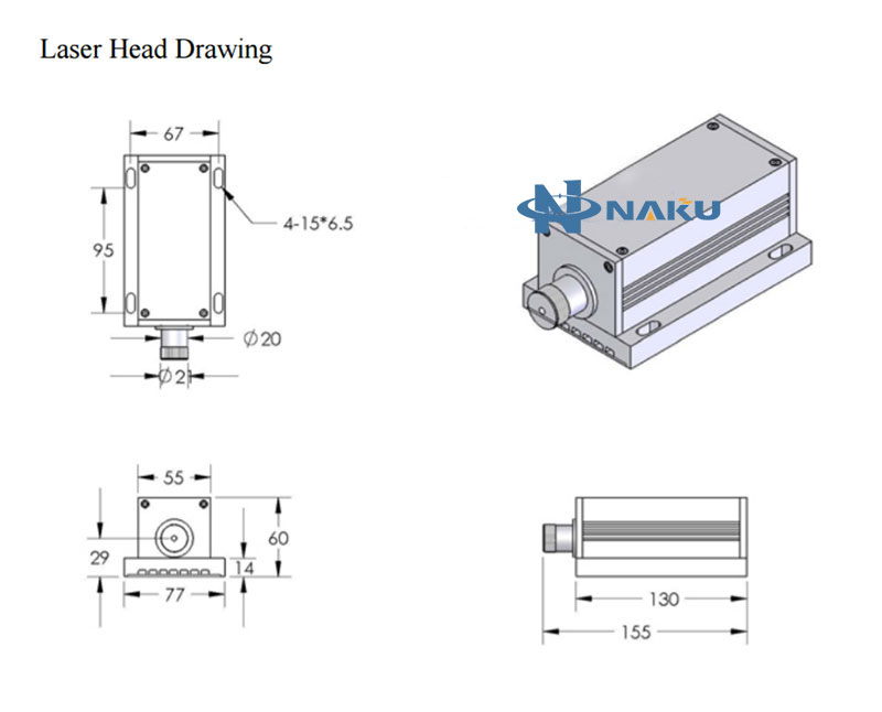 532nm Q-switched dpss laser