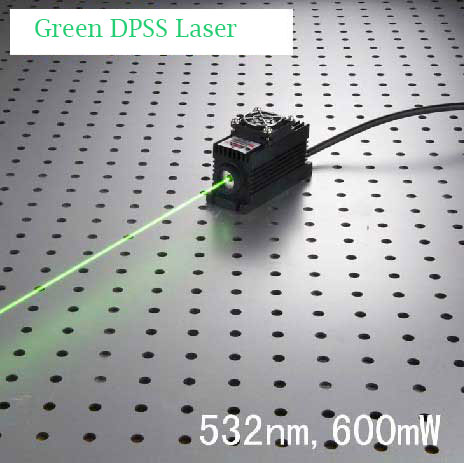 532nm 400mW~500mW 绿光 DPSS激光器 绿光泵浦激光固体激光器