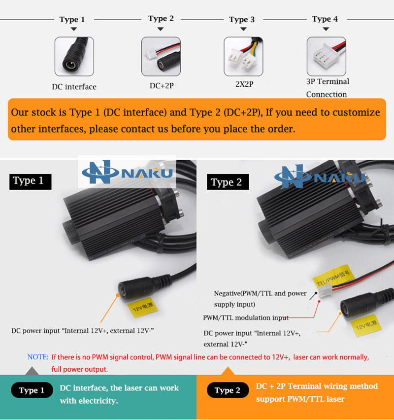 638nm 750mw 1.2W Red High Power laser