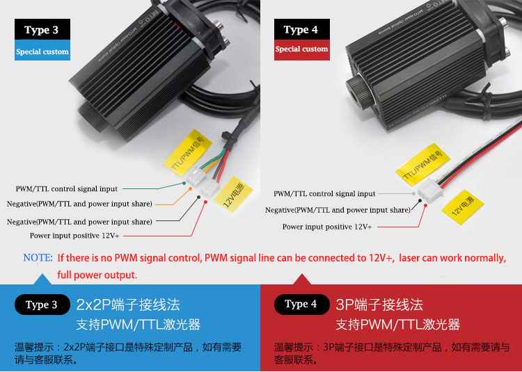 638nm 红色高功率激光 0.75W/1.2W 点状 微型雕刻机 工业实验光源