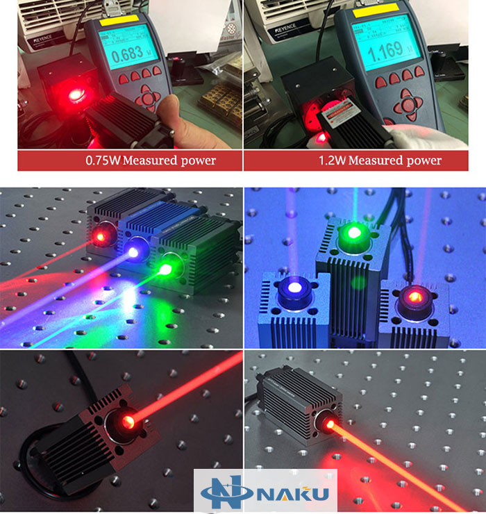 638nm 750mw 1.2W Red High Power laser