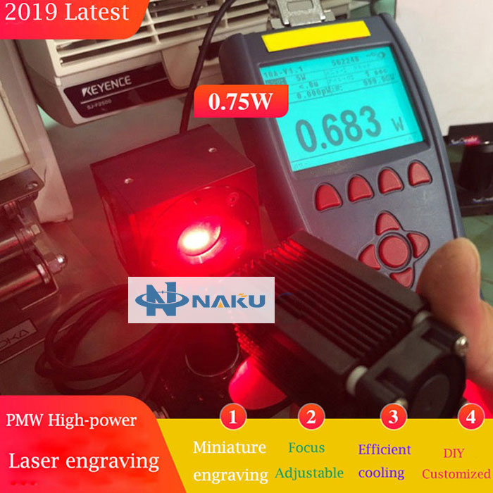 638nm 红色高功率激光 0.75W/1.2W 点状 微型雕刻机 工业实验光源 638nm 红色高功率激光 0.75W/1.2W 点状 微型雕刻机 工业实验光源