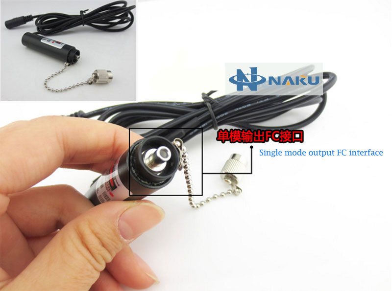 650nm 100mw Single mode fiber coupled Red laser module
