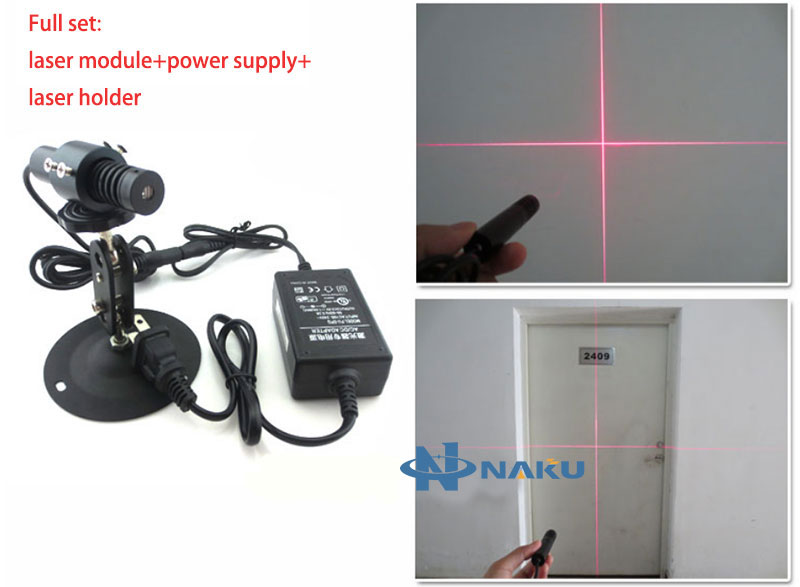 650nm Red Crosshair laser module Ultra-fine linewidth Vertical 90 degrees