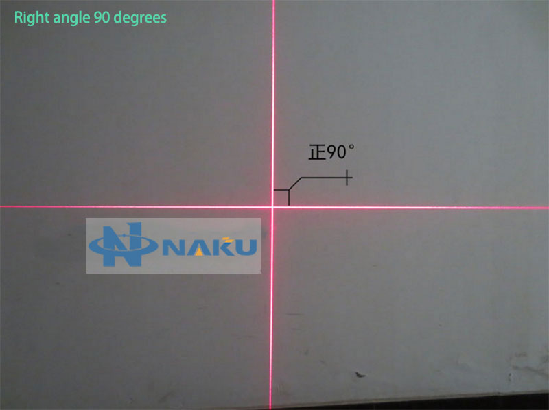 650nm Red Crosshair laser module Ultra-fine linewidth Vertical 90 degrees