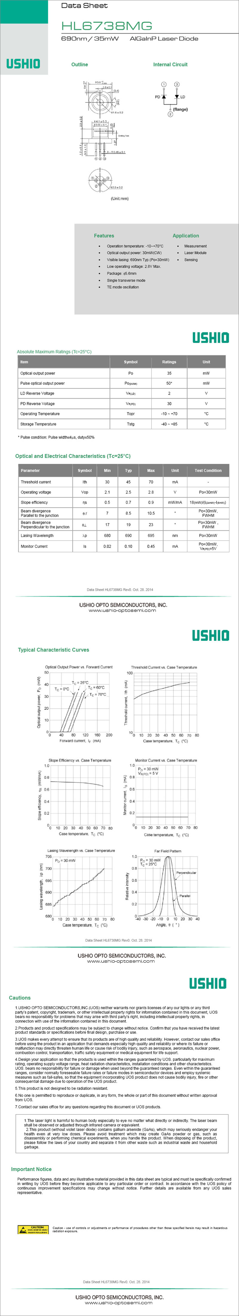 690nm 35mw Red laser module LD