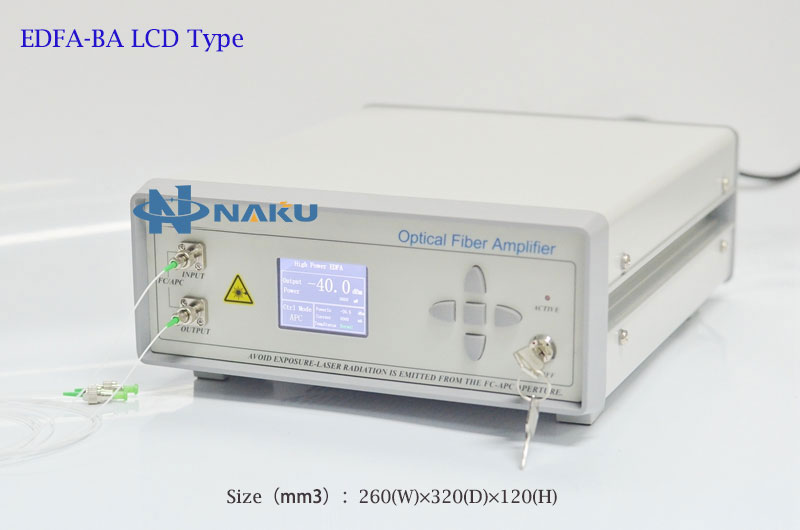 掺铒光纤放大器30mW~400mW EDFA 后置放大器 高级LCD型 - 点击图像关闭