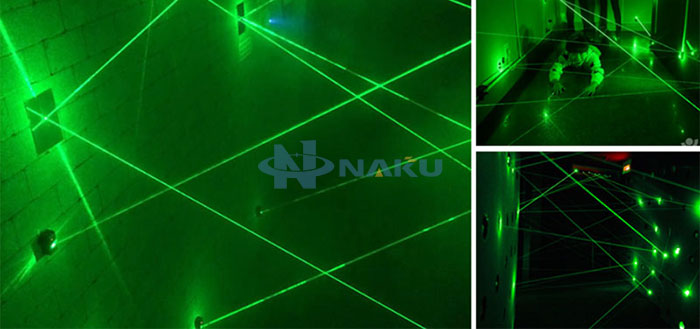 532nm 100mW Green Dot Laser module Room escape 12V