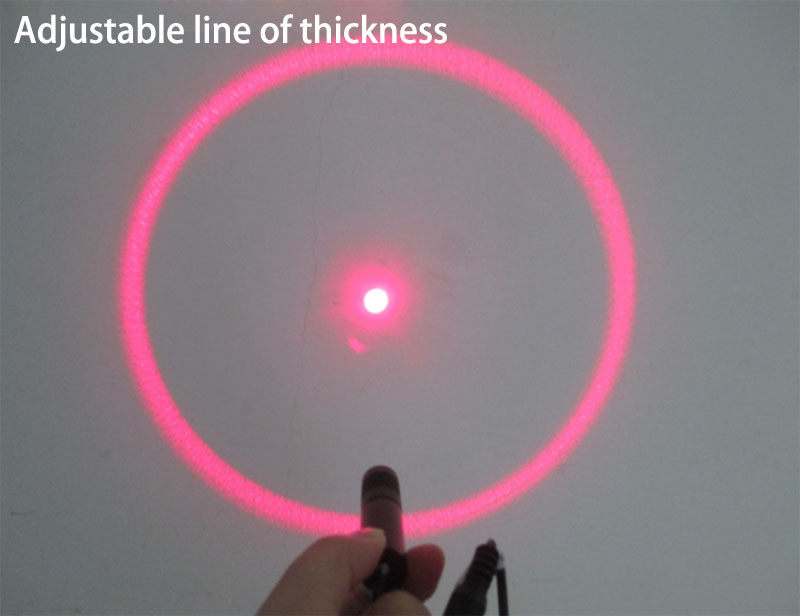 High Power Circle laser with center point