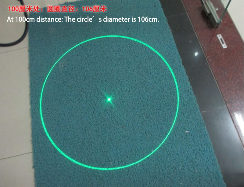 High Power Circle laser with center point