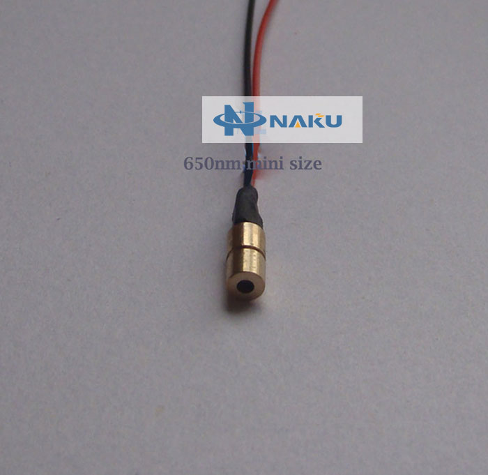 Super small Φ4mm 650nm Red dot laser module