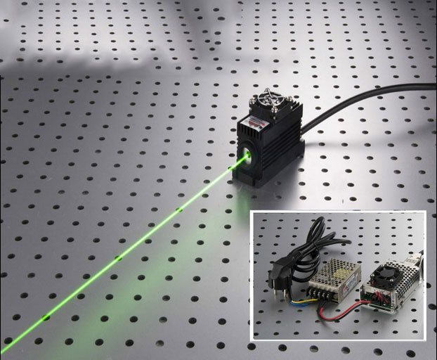 515nm 520nm 20mW~80mW 绿色半导体激光器带电源